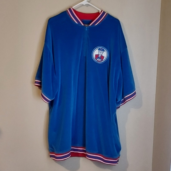 Virginia Squires ABA velour 1/4 Zip Top Size  XXL - Picture 1 of 6